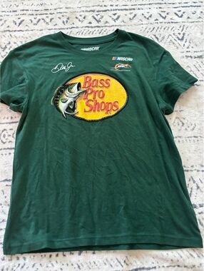 Bass Pro Shops NASCAR Green T-Shirt XXS